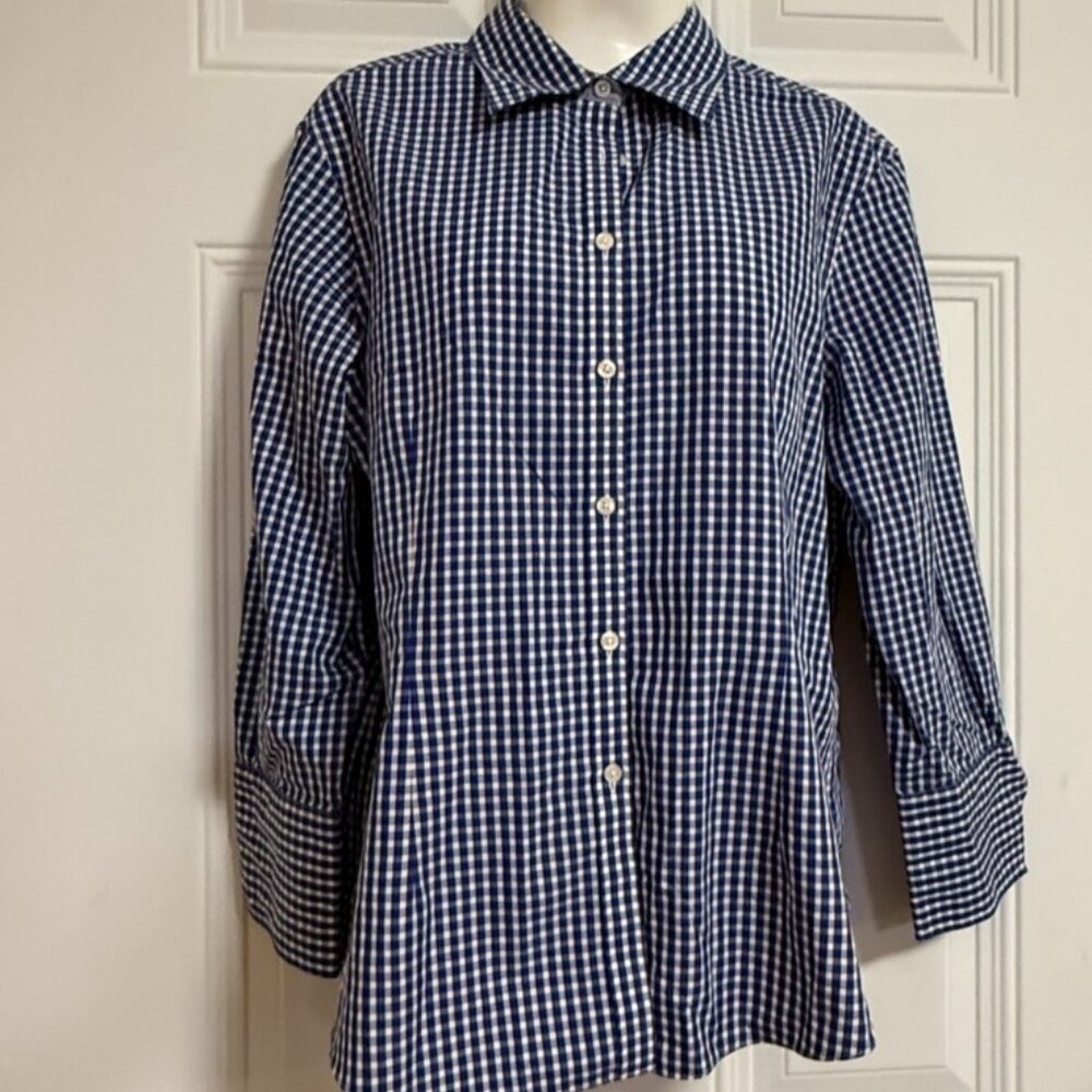 Brooks Brothers Non Iron All Cotton SZ 14 Western Sustainable Office Casual